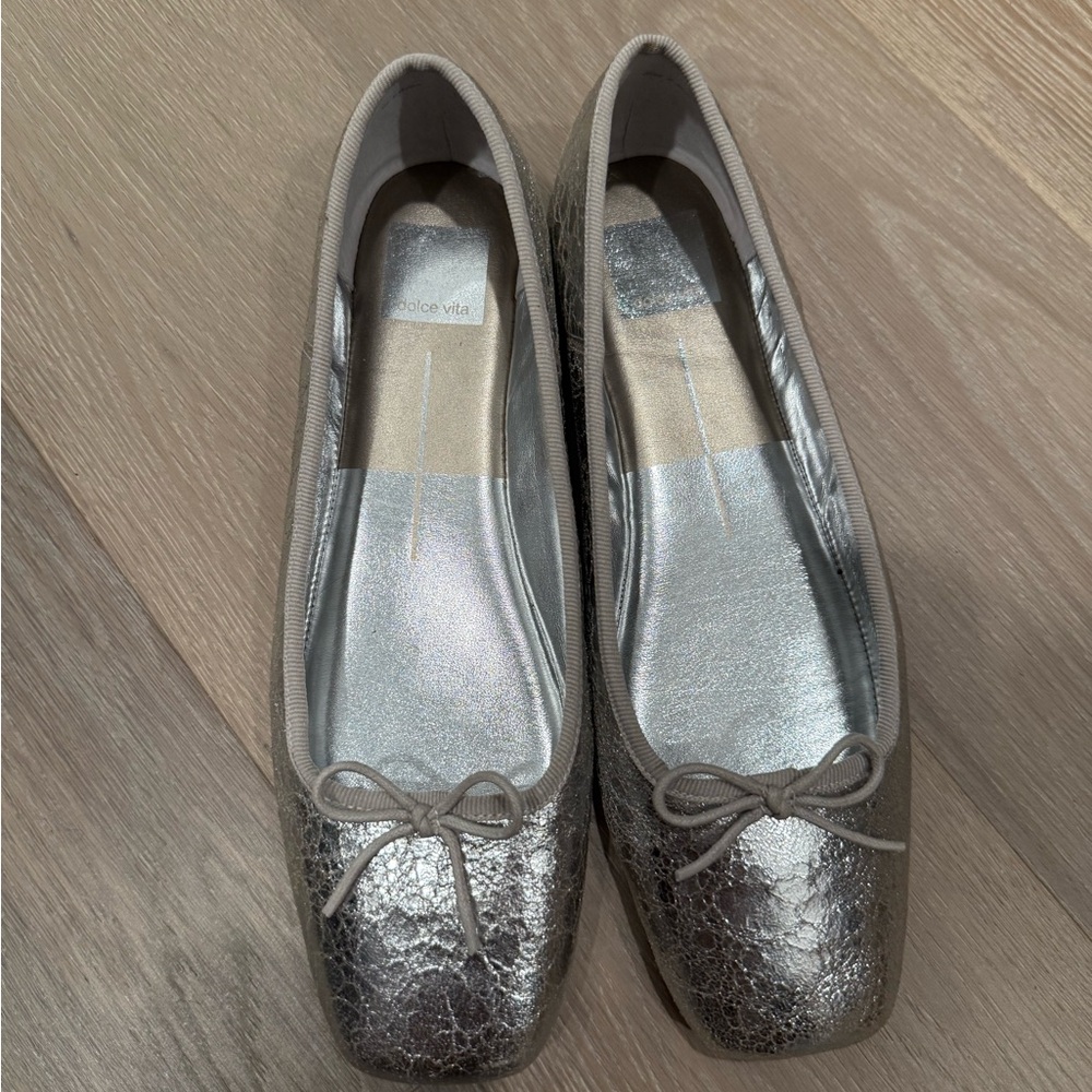 Dolce Vita Silver Anisa Flats